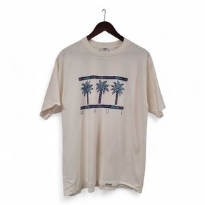 Vintage 90s Crazy Shirts Maui Hawaii Palm Tree Graphic T-Shirt Large